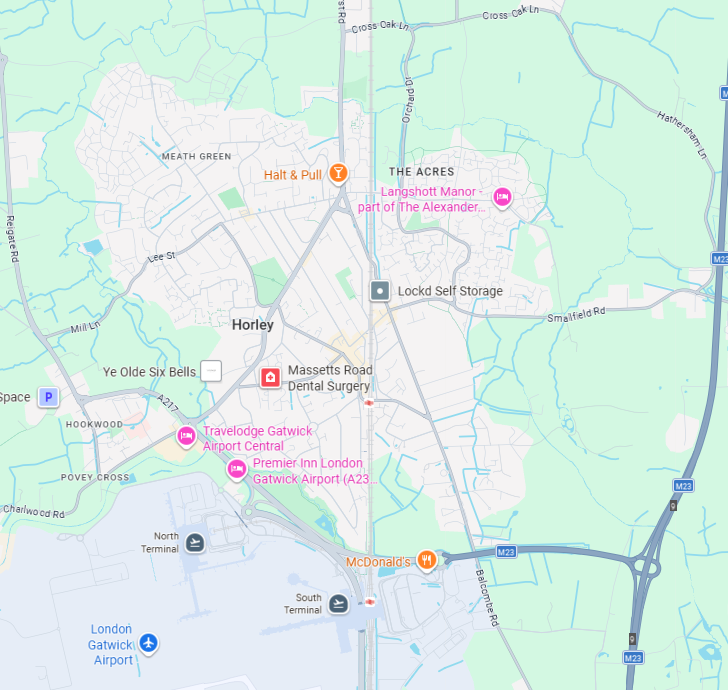 Map of Brighton